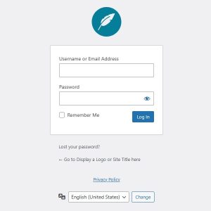 ClassicPress default login form