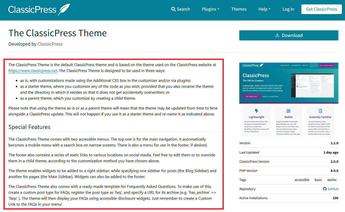 CP Theme Directory CP Theme