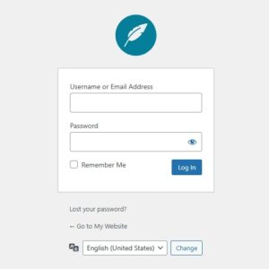 ClassicPress default login form