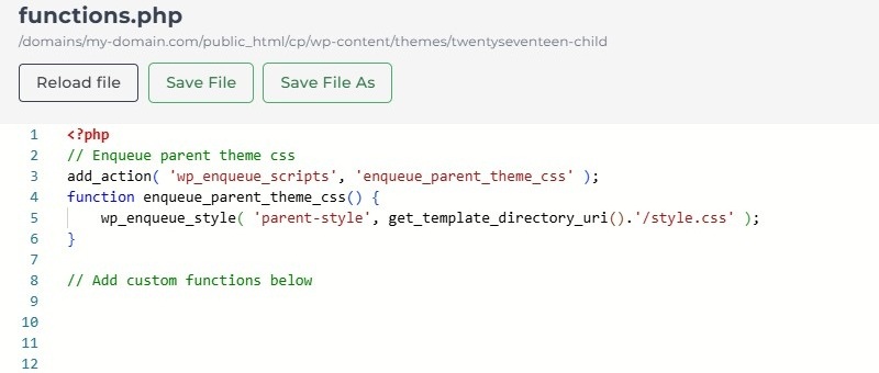 Child Theme Tutorial - Enqueue parent theme CSS