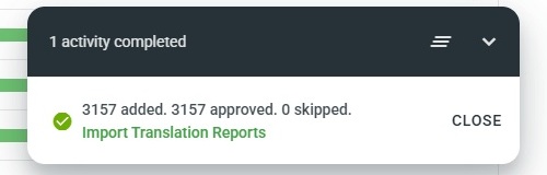 Crowdin upload translation file success