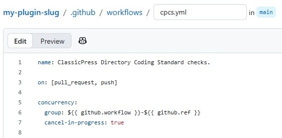GitHub - add the CPCS file