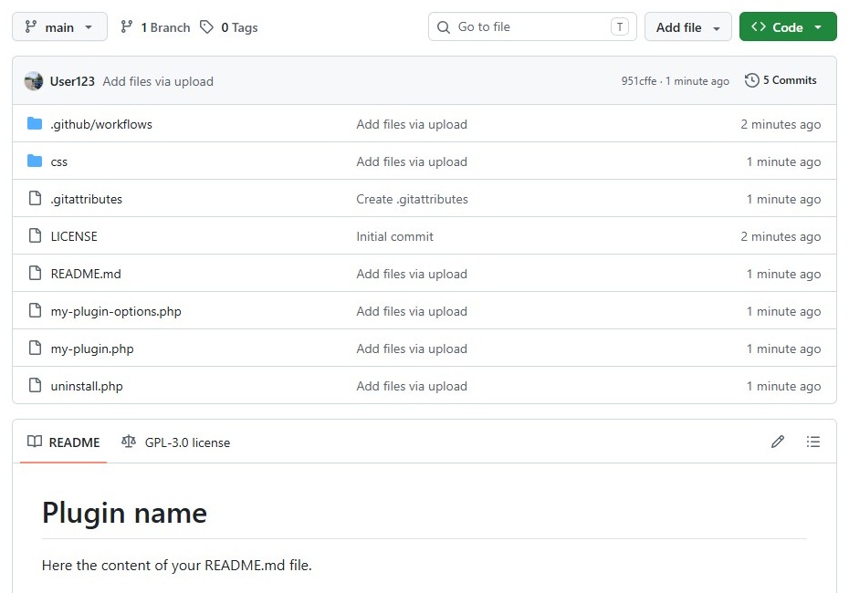 GitHub - repository with all commits